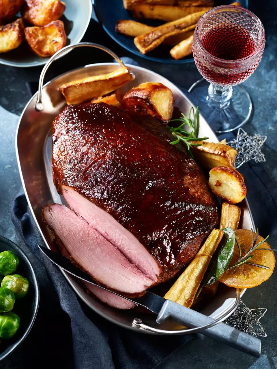 Extra Special Gammon Joint with Brown Butter & Spiced Dark Rum Glaze, £20/1.65kg